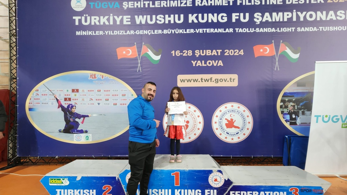 Türkiye Wushu Kung Fu Şampiyonumuz!